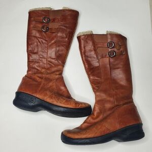 Keen Orla Zip Winter Boots Brown 6.5